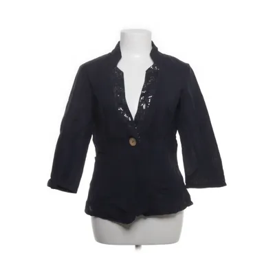 Cardigan (Blauw) van Tesini Katoen, Linnen
