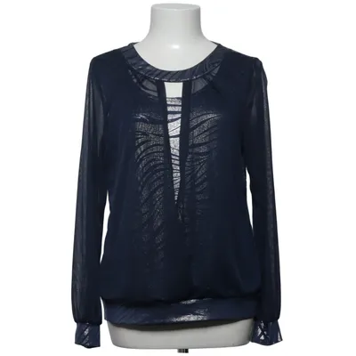 Blouse (Bleu, Argent) de Komplimente Élasthane, Polyester