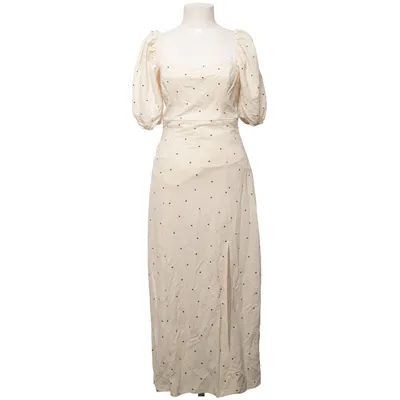 Maxi jurk (Wit, Zwart) van Gina Tricot Polyamide, Polyester, Viscose