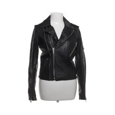 Leather jacket (Black) from Pelechecoco Polyester, Leather