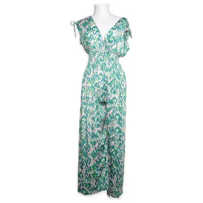 Jumpsuit (White, Green) from Sweet & Girl
