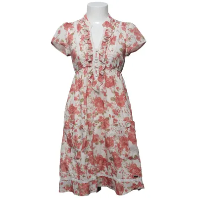 Klänning (Röd, Vit, Grön) från Clara Bomull, Polyester