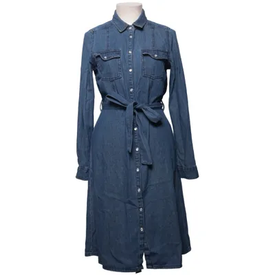 Denim jurk (Blauw) van Happy Holly Katoen