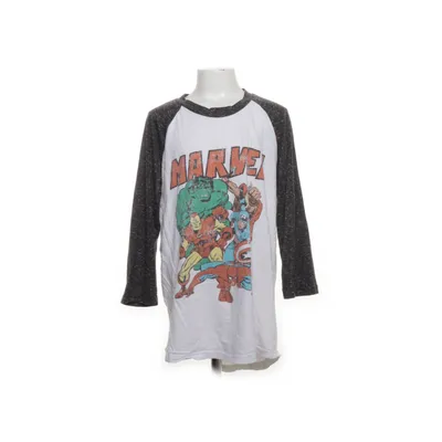 Långärmad t-shirt (Vit) från Marvel Comics Bomull, Polyester