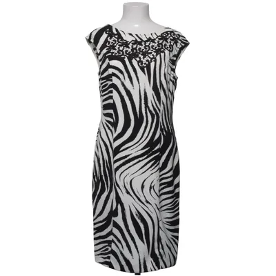 Dress (Black, White) from Singh Madan Polyester
