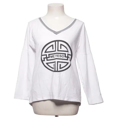 Long sleeve T-shirt (White, Black) from Veso Cotton, Elastane