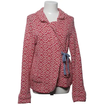 Wrap cardigan (Red, White) from Playback Cotton