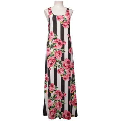 Robe longue (Noir, Blanc, Rose, Multicolore) de Defox Élasthane, Polyamide