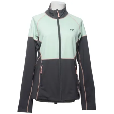 Träningsjacka (Grå, Grön) från Kari Traa Elastan, Polyester