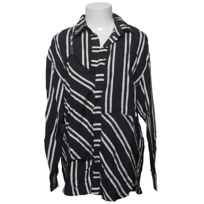 Blus (Svart, Vit) från Maje Bomull, Polyester, Viskos