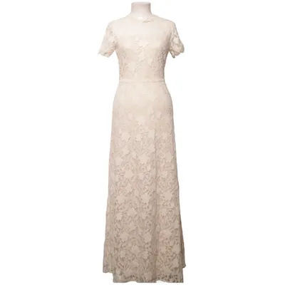 Maxi jurk (Beige) van VILA Clothes Polyamide, Polyester, Viscose