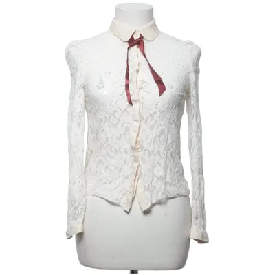 Bluse (Beige) fra Miss Selfridge Bomuld, Polyamid, Polyester