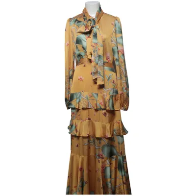 Långklänning (Gul, Grön, Flerfärgad) från Johanna Ortiz x H&M Polyester