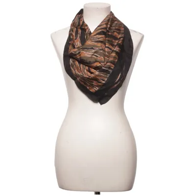 Scarf (Grön, Brun, Svart) från Uniqlo Silke
