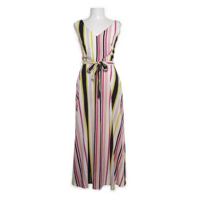 Maxi jurk (Wit, Meerkleurig) van Jake's Elastaan, Polyester