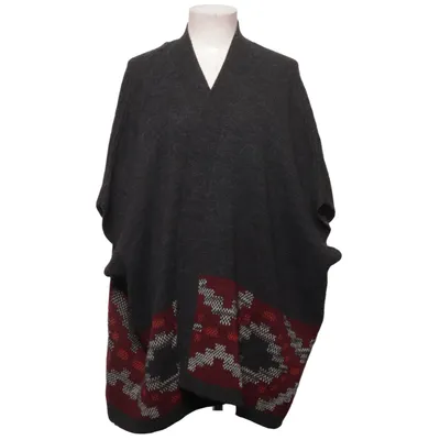 Poncho (Gris, Rouge, Multicolore) de ASOS Acrylique, Coton