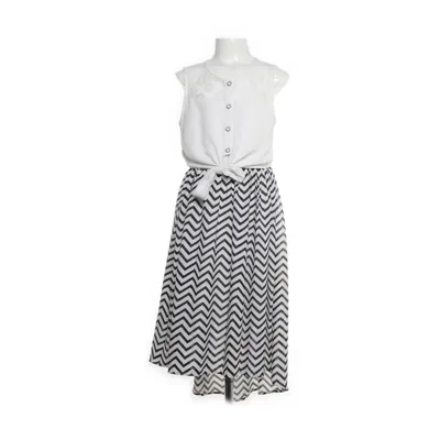 Dress (Black, White) from Sunboree
