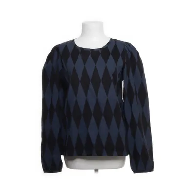 Blouse (Blauw, Zwart) van Danefae Katoen, Elastaan