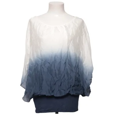 Top (Hvid, Blå) fra Giusy Elastan, Viscose