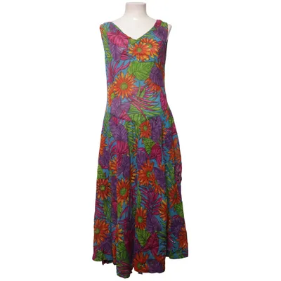 Dress (Blue, Multicolored) from Woman Collection H&M Cotton, Viscose