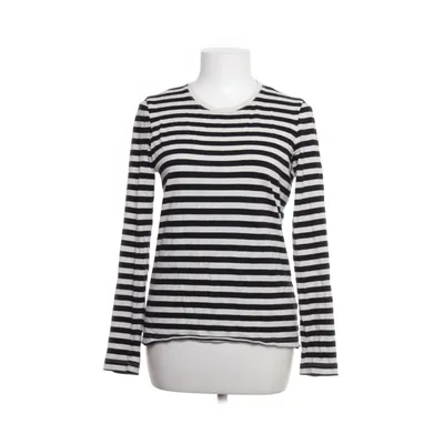 Långärmad t-shirt (Beige, Svart) från Muji Bomull, Polyester