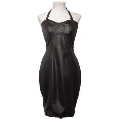 Jurk (Zwart) van Cottelli Collection Polyester, Polyurethaan