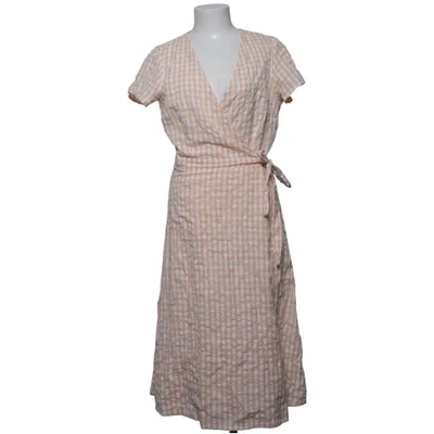 Robe portefeuille (Beige, Blanc) de Pernilla Wahlgren Coton