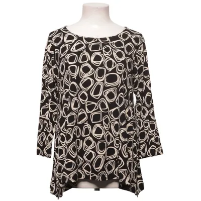 Blouse (Black, White) from The Masai Clothing Company Elastane, Viscose
