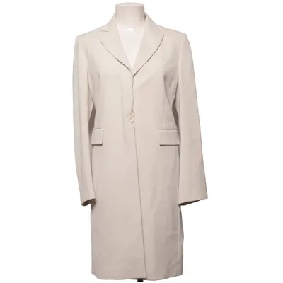 Frakke (Beige) fra Sportstaff Acetat, Polyester, Viscose