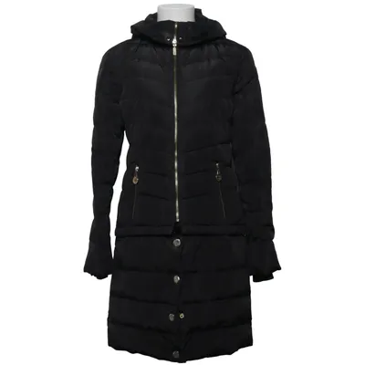 Dunkappa (Svart) från Elisabetta Franchi Dun, Polyester, Kaninpäls, Viskos