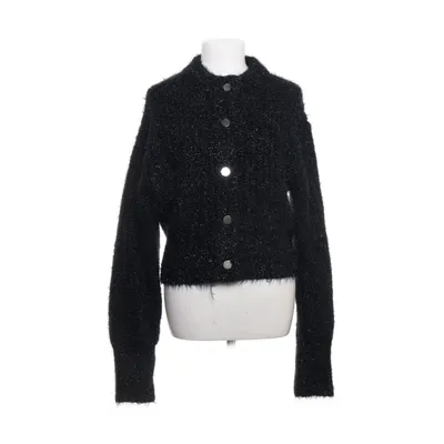 Cardigan (Black) from Gina Tricot Acrylic, Metallic fiber, Polyester