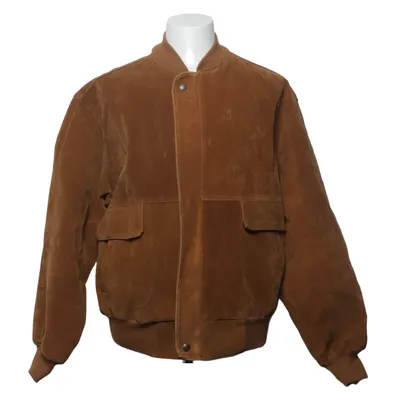 Bomberjakke (Brun) fra CV Bomuld, Nylon, Viscose