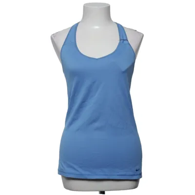 Sport tanktop (Blauw) van Nike Katoen, Elastaan, Polyester
