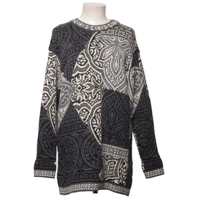 Pull-over (Gris, Blanc) de Ebba Jensen Acrylique, Laine