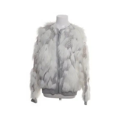 Vinterjacka (Vit, Grå) från Zara W&B Collection Bomull, Polyester, Elastan