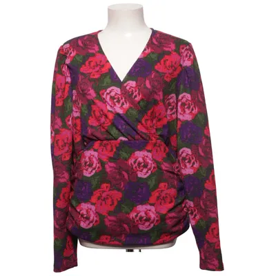 Wickeltop (Pink, Lila, Grün) von B.Young Elasthan, Polyester