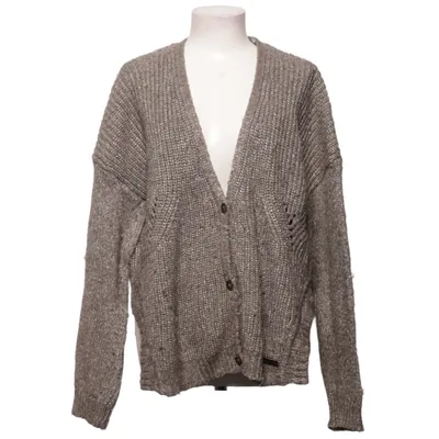 Cardigan (Gray, Gold) from Liu Jo Jeans Polyester, Wool