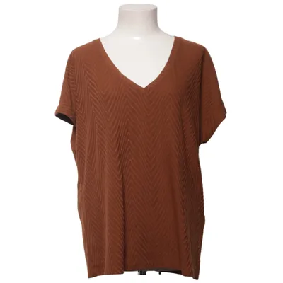 Top (Brown) from WE Fashion Elastane, Polyester
