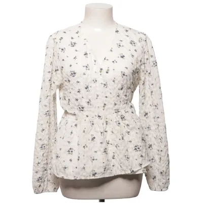 Blouse portefeuille (Blanc, Bleu, Vert) de Pigalle Polyester