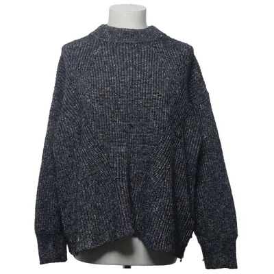 Tröja (Svart, Vit) från Massimo Dutti Metallfiber, Polyester, Ull