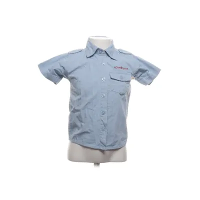 Chemise à manches courtes (Bleu) de Novastar Coton