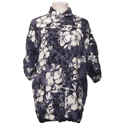 Chemise à manches courtes (Bleu, Blanc) de Champagnes