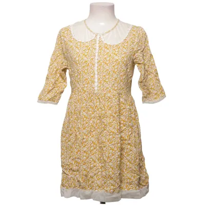 Jurk (Geel, Wit) van Little white lies Polyester, Viscose