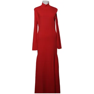 Långklänning (Röd) från Victoria Beckham Elastan, Polyester, Viskos
