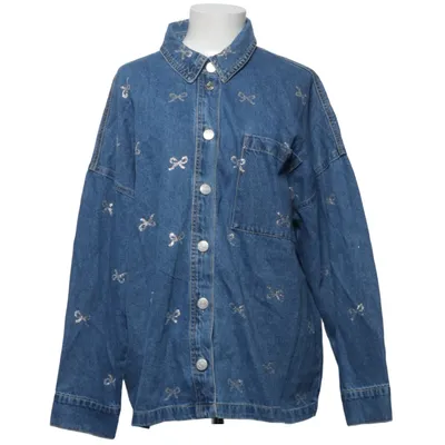 Denim blouse (Blauw) van FB Sister Katoen