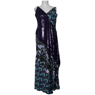 Långklänning (Blå, Svart, Flerfärgad) från Bcbgmaxazria Polyester