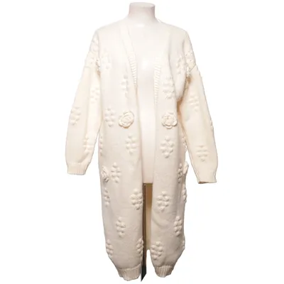 Cardigan (White) from Yu & Me Acrylic, Elastane, Viscose, Wool