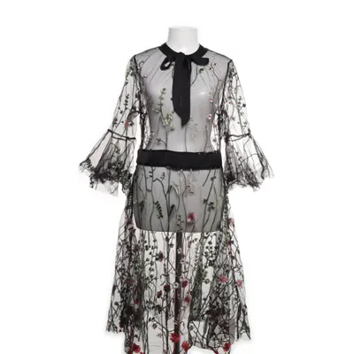 Strandjurk (Zwart, Meerkleurig) van Iwemek Polyester