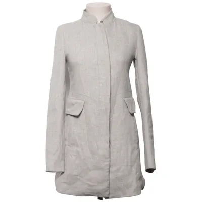 Coat (Gray) from Zara Basic Outerwear Cotton, Polyester