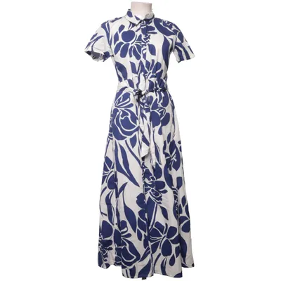 Shirt dress (Blue, White) from Goa Cotton